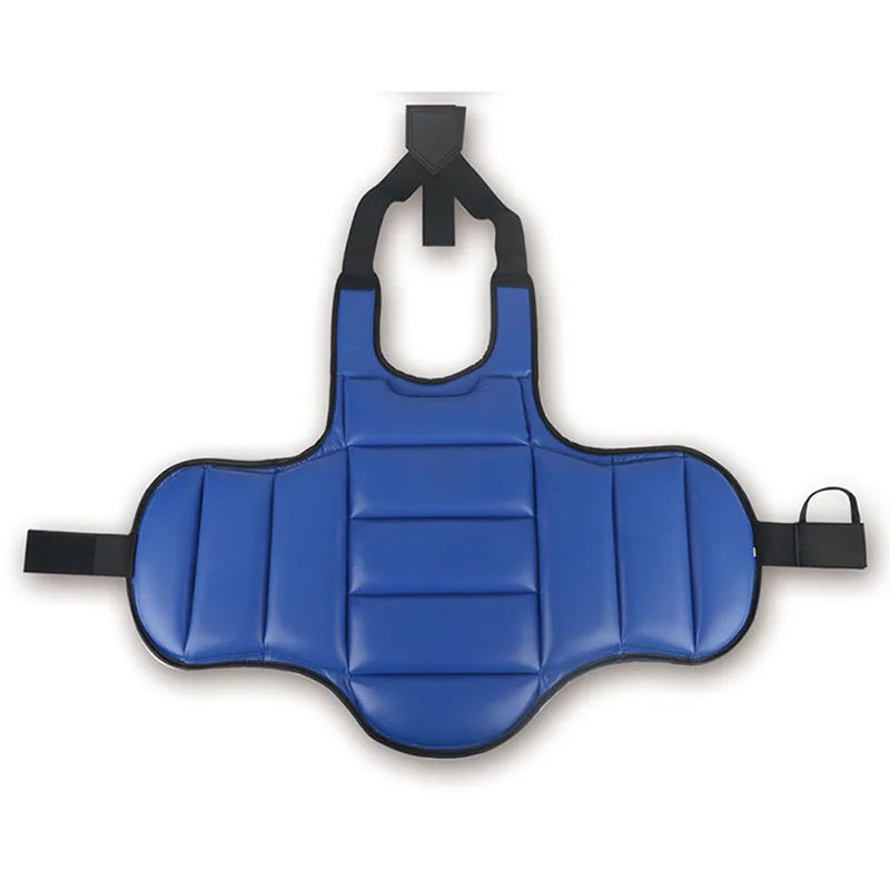 Chaleco protector de pecho reversible para taekwondo, artes marciales, armadura para costillas, entrenamiento de karate, judo y kickboxing