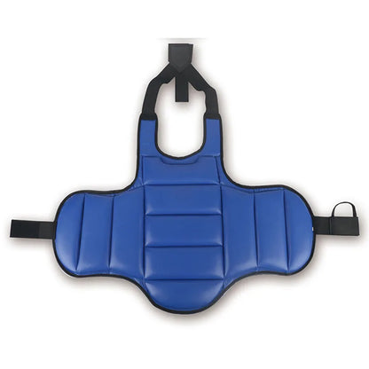 Chaleco protector de pecho reversible para taekwondo, artes marciales, armadura para costillas, entrenamiento de karate, judo y kickboxing