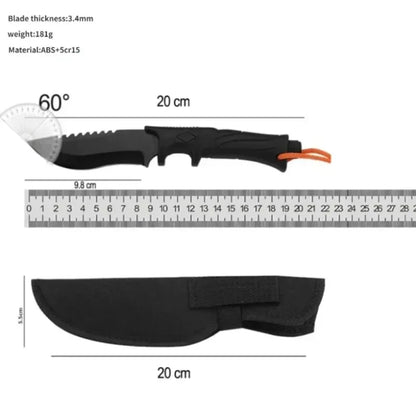 Nuevo cuchillo táctico recto para acampada al aire libre, herramienta portátil, equipo EDC, cuchillo de supervivencia