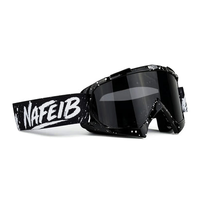 Gafas de motocross con correa desmontable para deportes al aire libre, resistentes al viento, para MX, MTB y carreras de cross