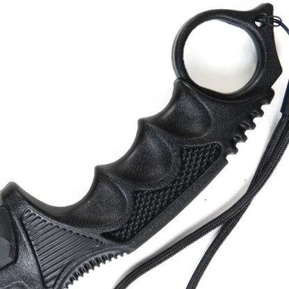23cm/9.05inch Rubber Claw Knives Tactical Knife Katana Safety Unbladed Role-playing Model Props Karambit Talon Knives