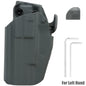 Funda táctica de caza para diestros y zurdos para GL 17 20 21 22 31/H&K VP40 45/S&W M&P 22 45 9mm/SIGP225/Taurus PT24 PT809 PT840