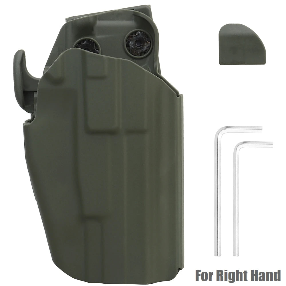 Funda táctica de caza para diestros y zurdos para GL 17 20 21 22 31/H&K VP40 45/S&W M&P 22 45 9mm/SIGP225/Taurus PT24 PT809 PT840