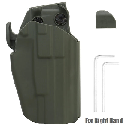 Funda táctica de caza para diestros y zurdos para GL 17 20 21 22 31/H&K VP40 45/S&W M&P 22 45 9mm/SIGP225/Taurus PT24 PT809 PT840