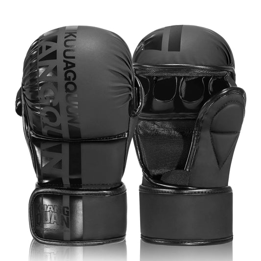 Guantes con palma abierta para sparring y grappling, artes marciales unisex, deportes de contacto, MMA, boxeo, muay thai, kickboxing
