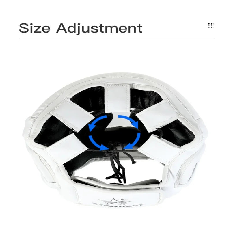 Casco protector de kick boxing, karate, muay thai, lucha libre, MMA, entrenamiento de sanda para adultos y niños