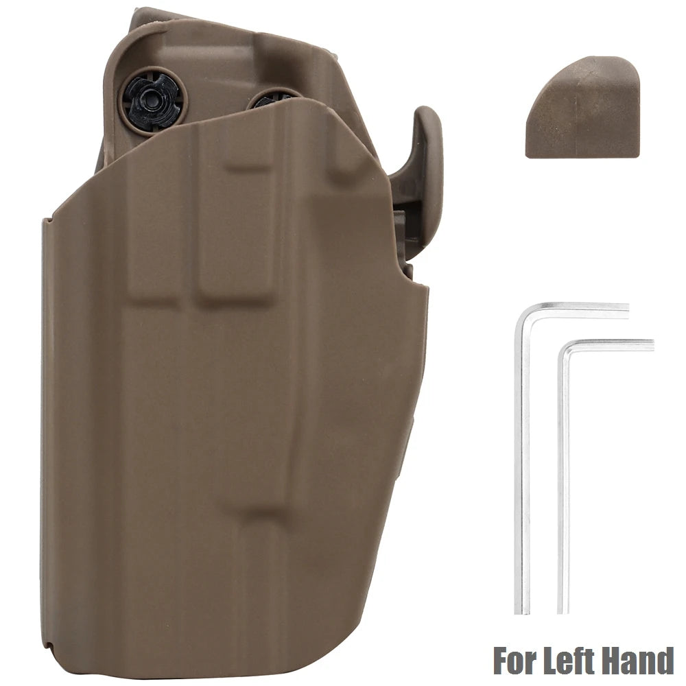 Funda táctica de caza para diestros y zurdos para GL 17 20 21 22 31/H&K VP40 45/S&W M&P 22 45 9mm/SIGP225/Taurus PT24 PT809 PT840