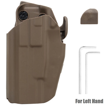 Funda táctica de caza para diestros y zurdos para GL 17 20 21 22 31/H&K VP40 45/S&W M&P 22 45 9mm/SIGP225/Taurus PT24 PT809 PT840