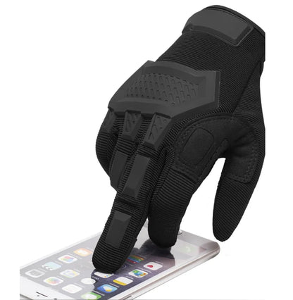 Guantes tácticos para hombre, para paintball, airsoft, deportes al aire libre, tiro, senderismo, carreras, policía. Guantes de dedo completo