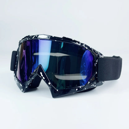 Gafas de motocross con correa desmontable para deportes al aire libre, resistentes al viento, para MX, MTB y carreras de cross