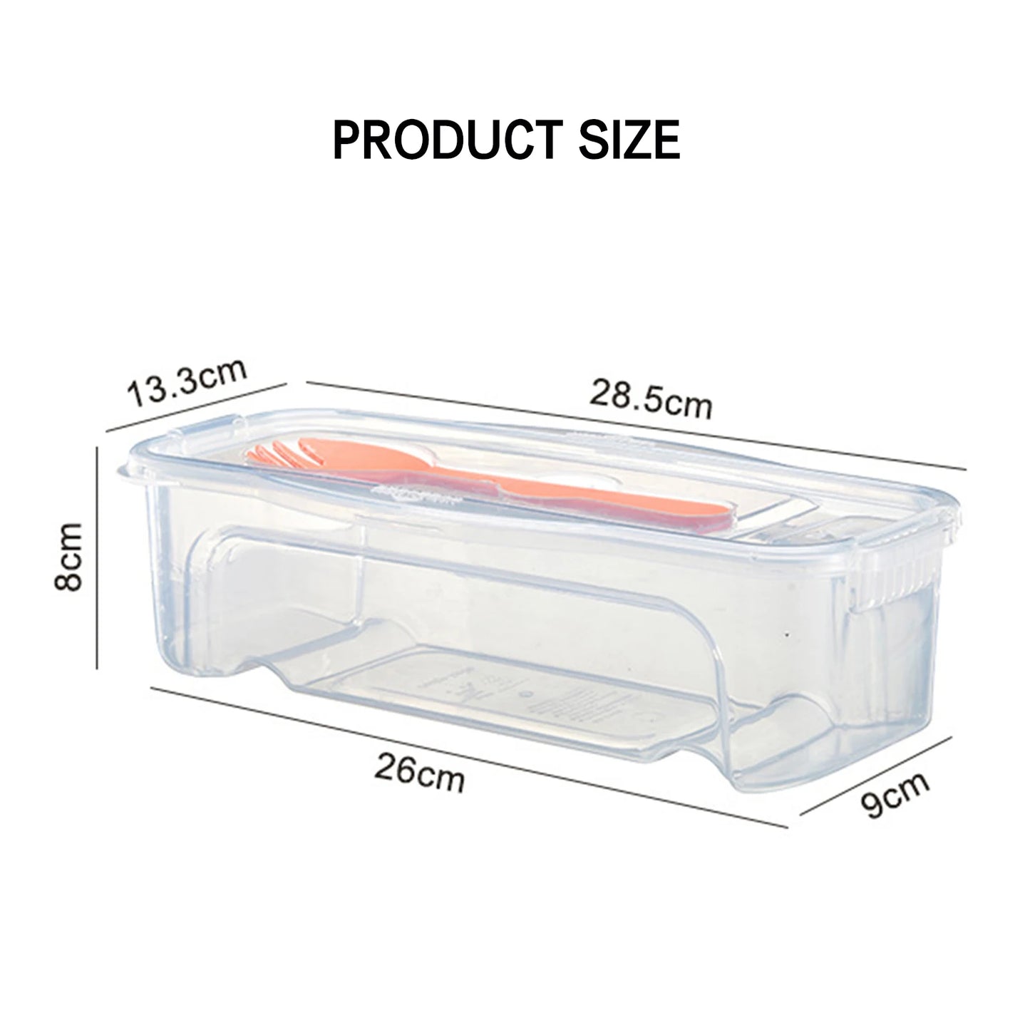 Recipientes para alimentos para microondas con tapa, 1.250 ml (44 oz), para cocinar espaguetis, con escurridor y cubiertos