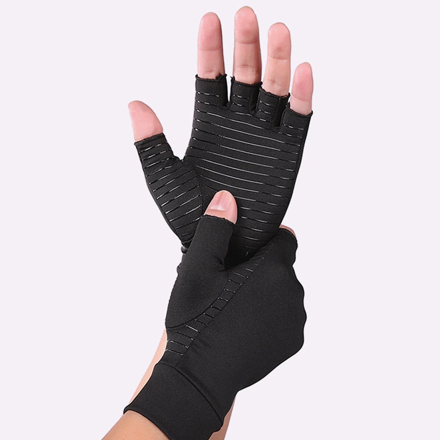 Guantes de ciclismo con terapia de compresión magnética antiartrítica para aliviar el dolor de manos. Protector de muñeca adecuado para múltiples situaciones.