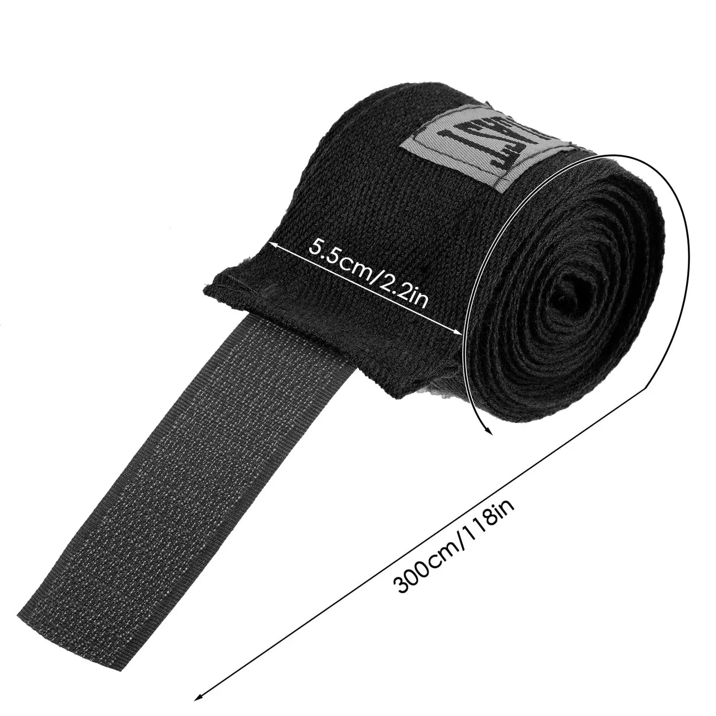 Vendas de boxeo de algodón, suaves y elásticas, para Sanda, Muay Thai y Karate: protegen los puños y las muñecas