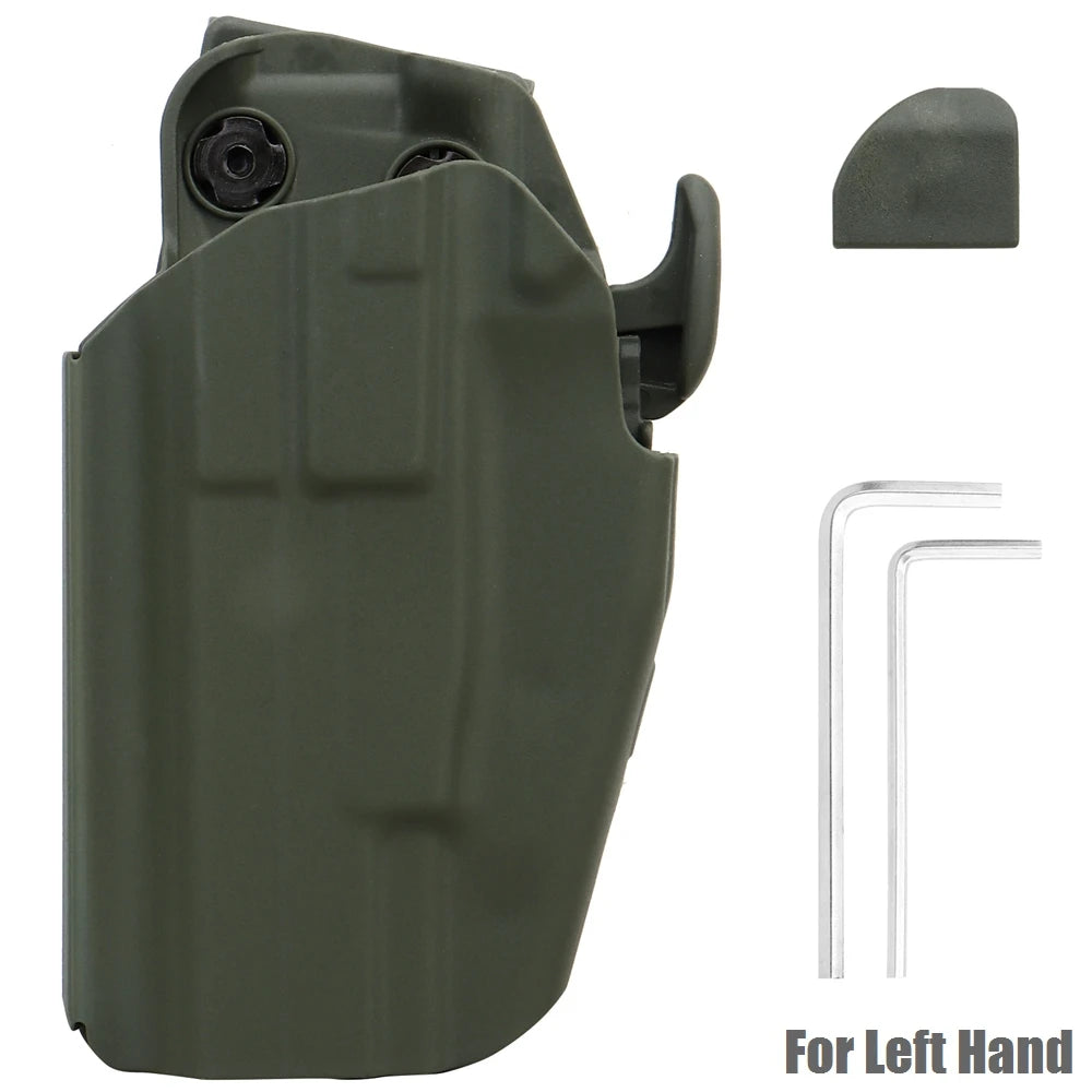 Funda táctica de caza para diestros y zurdos para GL 17 20 21 22 31/H&K VP40 45/S&W M&P 22 45 9mm/SIGP225/Taurus PT24 PT809 PT840
