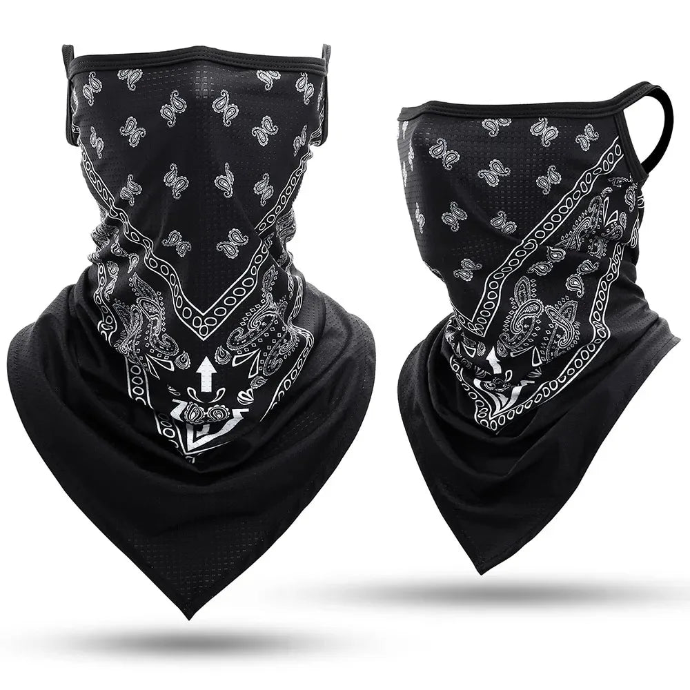 Pañuelo tipo bandana transpirable con protección UV para deportes, calentador de cuello para actividades al aire libre, senderismo, camping, correr, pescar y motociclismo, etc.