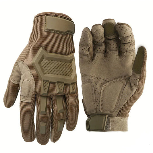 Guantes tácticos para hombre, para paintball, airsoft, deportes al aire libre, tiro, senderismo, carreras, policía. Guantes de dedo completo