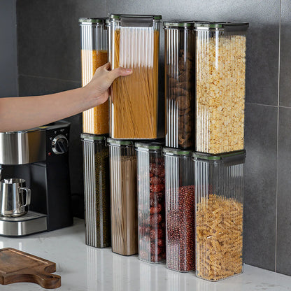 Contenedor para almacenar espaguetis con tapa, recipiente para pastas, organizador