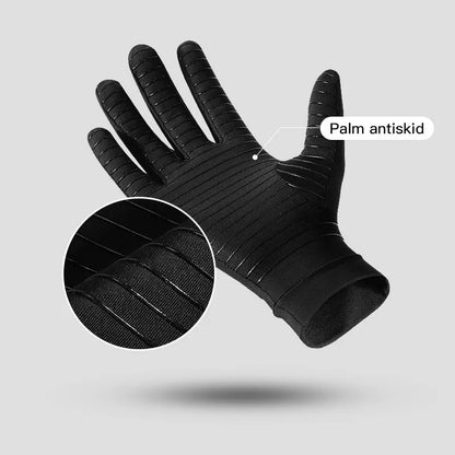 Guantes de ciclismo con terapia de compresión magnética antiartrítica para aliviar el dolor de manos. Protector de muñeca adecuado para múltiples situaciones.