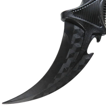 23cm/9.05inch Rubber Claw Knives Tactical Knife Katana Safety Unbladed Role-playing Model Props Karambit Talon Knives