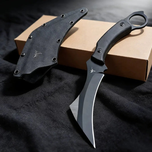Claw knife, tactical knife, outdoor knife, straight knife, camping knife, portable knife, self-defense knife,  field knife