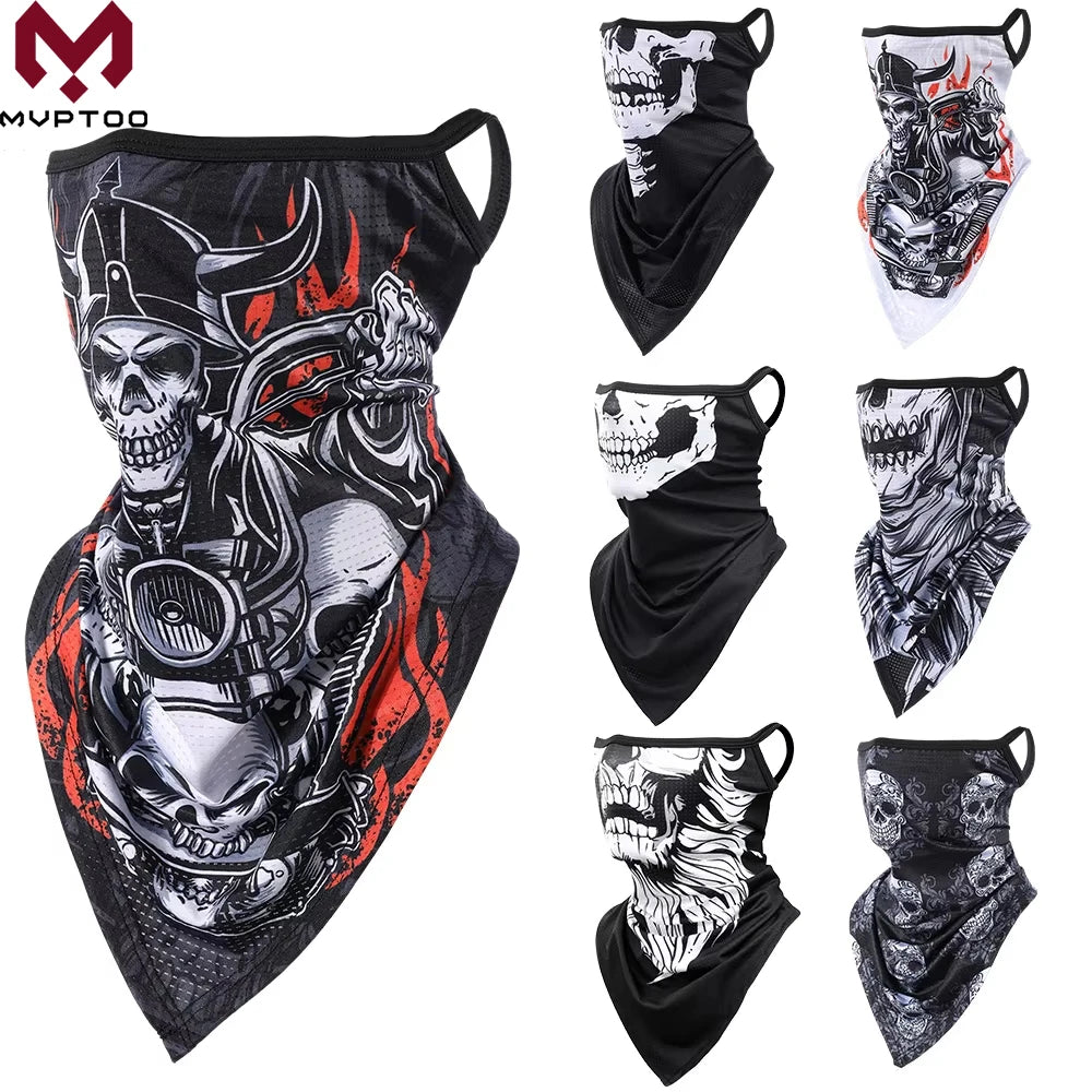 Pañuelo tipo bandana transpirable con protección UV para deportes, calentador de cuello para actividades al aire libre, senderismo, camping, correr, pescar y motociclismo, etc.