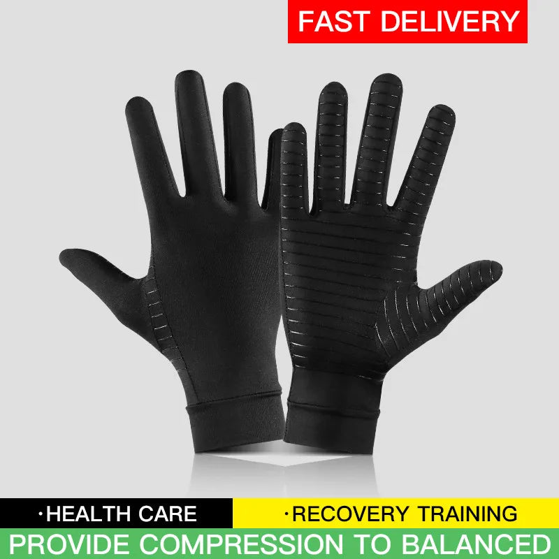 Guantes de ciclismo con terapia de compresión magnética antiartrítica para aliviar el dolor de manos. Protector de muñeca adecuado para múltiples situaciones.