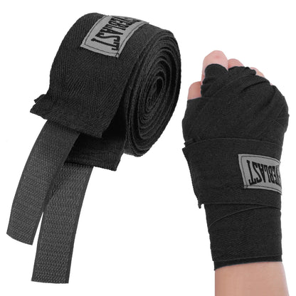 Vendas de boxeo de algodón, suaves y elásticas, para Sanda, Muay Thai y Karate: protegen los puños y las muñecas