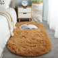 Alfombra ovalada suave y sedosa de felpa VIKAMA, decoración moderna para el hogar, sala de estar, sofá, centro de mesa, dormitorio de niña
