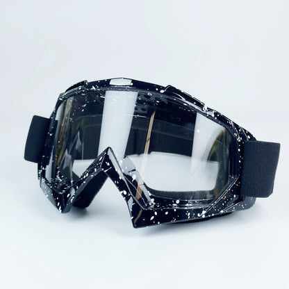 Gafas de motocross con correa desmontable para deportes al aire libre, resistentes al viento, para MX, MTB y carreras de cross