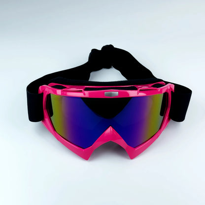 Gafas de motocross con correa desmontable para deportes al aire libre, resistentes al viento, para MX, MTB y carreras de cross