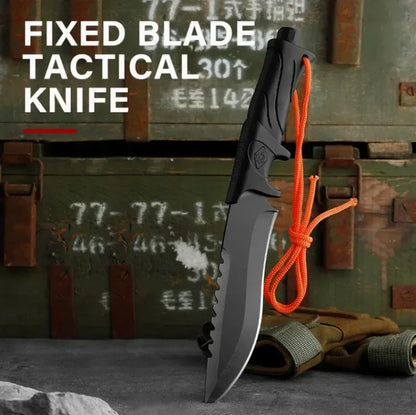 Nuevo cuchillo táctico recto para acampada al aire libre, herramienta portátil, equipo EDC, cuchillo de supervivencia