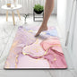 Alfombras de baño, alfombra de suelo de tierra de diatomeas suave, superabsorbente. Felpudo para puerta, antideslizante de goma para ducha