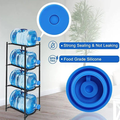 Tapa de silicona para bidones de agua, resistente a derrames, reutilizable, compatible con bidones de 20lts o boquillas similares