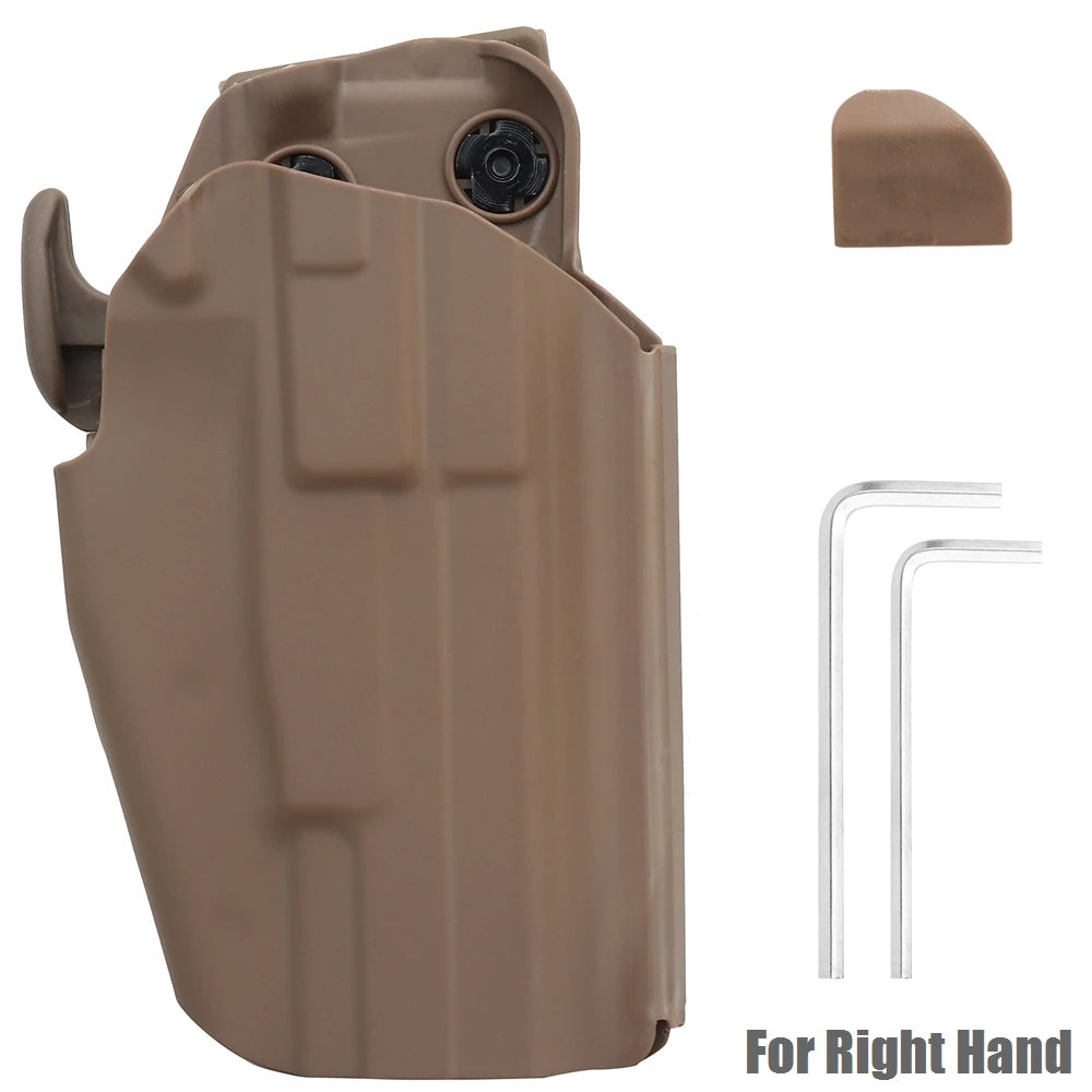 Funda táctica de caza para diestros y zurdos para GL 17 20 21 22 31/H&K VP40 45/S&W M&P 22 45 9mm/SIGP225/Taurus PT24 PT809 PT840