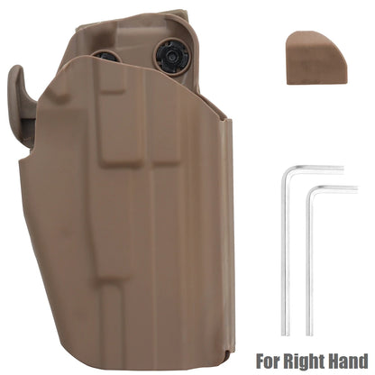 Funda táctica de caza para diestros y zurdos para GL 17 20 21 22 31/H&K VP40 45/S&W M&P 22 45 9mm/SIGP225/Taurus PT24 PT809 PT840