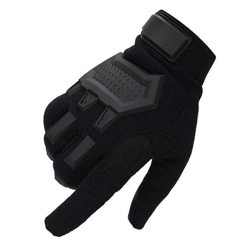 Guantes tácticos para hombre, para paintball, airsoft, deportes al aire libre, tiro, senderismo, carreras, policía. Guantes de dedo completo