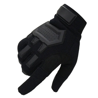 Guantes tácticos para hombre, para paintball, airsoft, deportes al aire libre, tiro, senderismo, carreras, policía. Guantes de dedo completo