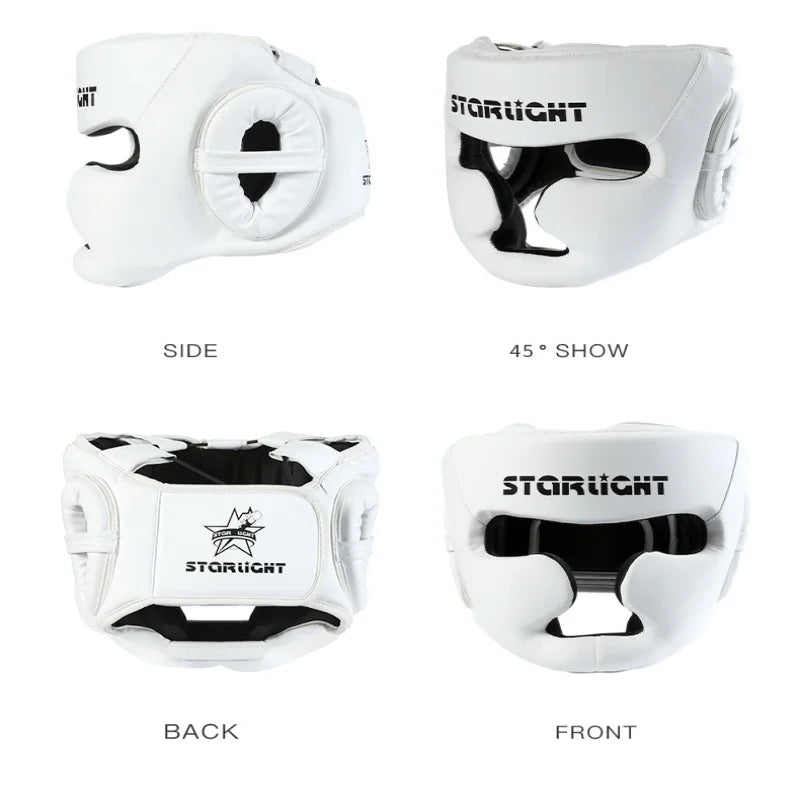Casco protector de kick boxing, karate, muay thai, lucha libre, MMA, entrenamiento de sanda para adultos y niños