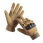 Guantes tácticos de tiro, diseño táctil, protección para fitness, deportes, motociclismo, caza, diseño dedo completo para caminar