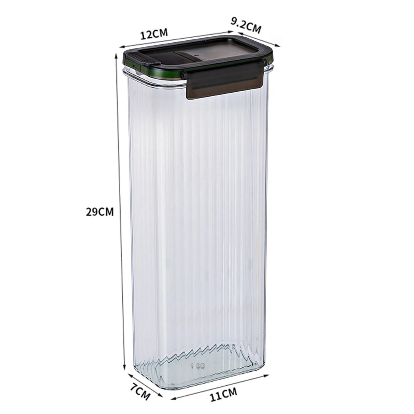 Contenedor para almacenar espaguetis con tapa, recipiente para pastas, organizador