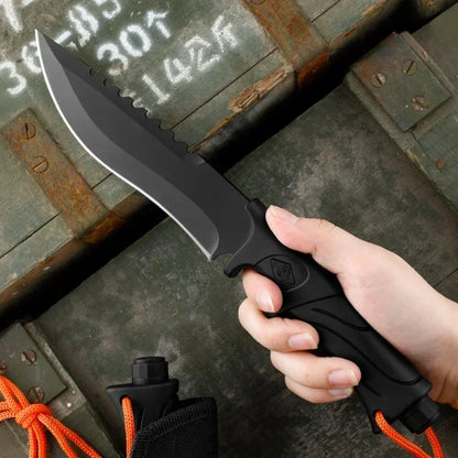 Nuevo cuchillo táctico recto para acampada al aire libre, herramienta portátil, equipo EDC, cuchillo de supervivencia