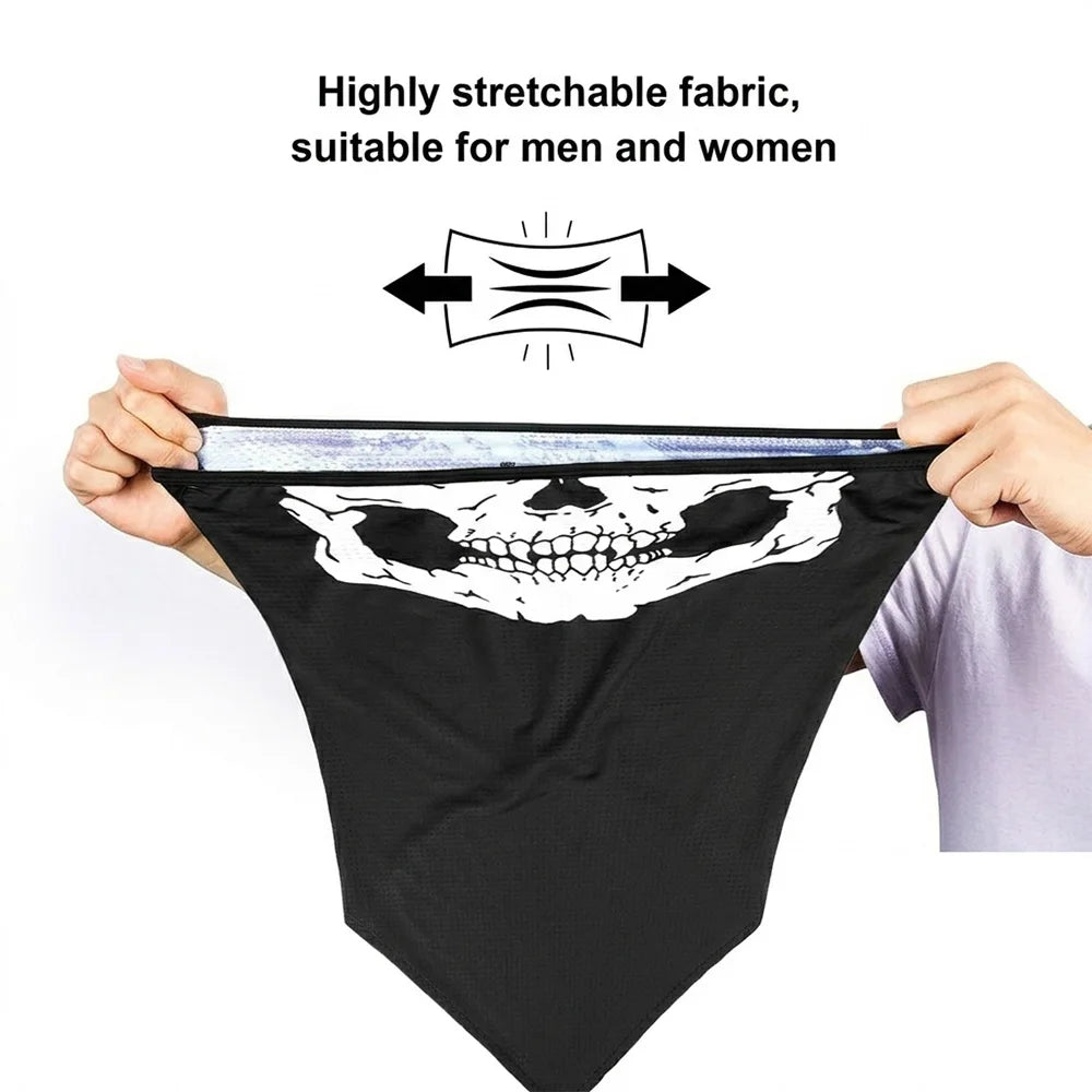 Pañuelo tipo bandana transpirable con protección UV para deportes, calentador de cuello para actividades al aire libre, senderismo, camping, correr, pescar y motociclismo, etc.