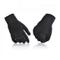 1 par de guantes anticorte resistentes al desgaste, para trabajo negros, para autodefensa, con malla metálica con alambre de acero, protección de seguridad